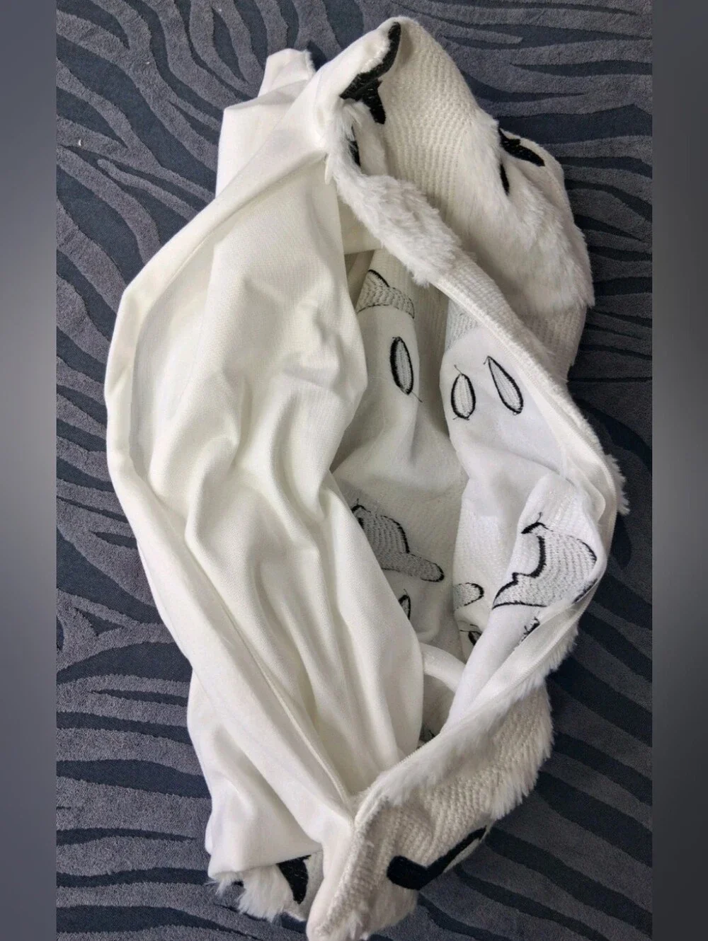 Set Of 2 Halloween Ghost Pillow Covers